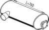 DINEX 49318 Middle-/End Silencer